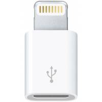 Переходник microUSB (f) - Lightning (m) (white)