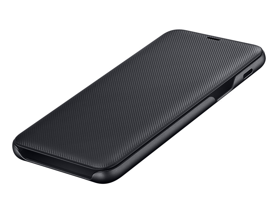 Чехол клип-кейс Samsung EF-WA605CBEGRU (для Samsung Galaxy A6+, wallet, black)