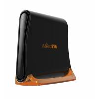Точка доступа MikroTik hAP mini (RB931-2nD, 300Mbps, 2.4GHz, 2 ports, 100Mbps, 2 внутренние антенны 1.5dBi, black-orange)