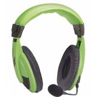 Наушники Defender Gryphon HN-750 (полноразмерный закрытые, c микрофоном, 2m, с регулятором, green)