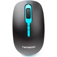 Мышь беспроводная Гарнизон GMW-460-1 (optical, 1600dpi, AA, black-turquoise)