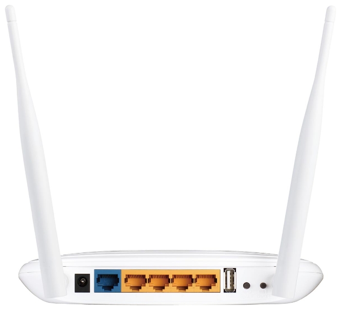 Роутер TP-LINK TL-WR842ND (300Mbps, 2.4GHz, 4 ports, 100Mbps, 2 внешние съёмные антенны 5dBi, USB, USB Printer/FTP Server/3G/4G, white)