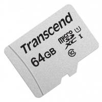 Карта памяти SDXCmicro Card 64Gb Transcend (TS64GUSD300S, Class 10, UHS-I, 100MB/s, без адаптера)