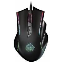 Мышь QUMO Medusa M81 (USB, optical, 3200dpi, игровая, 4 цвета подсветки, 1.65m, soft-touch, black)