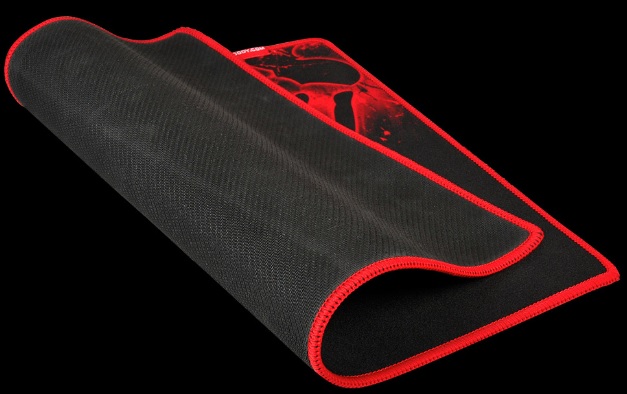 Коврик для мыши A4Tech Bloody (B-081S, тканевый на резиновой основе, игровой, black-red, 350x280x2mm)