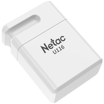 Флеш накопитель USB 2.0 4Gb Netac U116 (NT03U116N-004G-20WH, white)