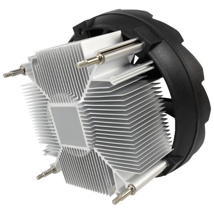Вентилятор AeroCool BAS (1150/1151/1155/1156, 120mm, Al, 1200rpm, 24dBa, 3pin, 100W) RTL
