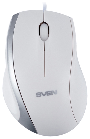 Мышь Sven RX-180 (USB, optical, 800dpi, white-silver)