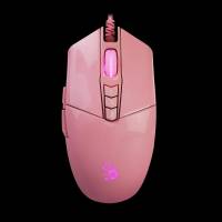 Мышь A4Tech Bloody P91s (USB, optical, 8000dpi, игровая, RGB подсветка, розовый)
