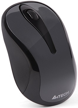 Мышь беспроводная A4Tech G3-280A (optical, 1200dpi, AA, glossy-grey)