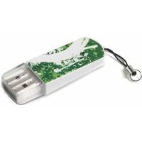Флеш накопитель USB 2.0 8Gb Verbatim Store n Go Mini Graffiti Edition (98163, green)