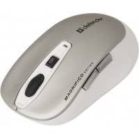 Мышь беспроводная Defender Magnifico MB-535 Nano (IR-laser, 2000dpi, AA, grey-white)