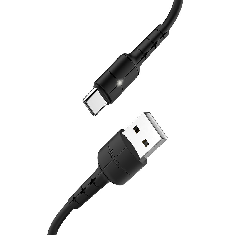 Кабель USB 2.0 Am - Type-C 1.2m (X30 Star, 3A, black) hoco