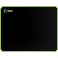 Коврик для мыши Cactus (CS-MP-D01S, тканевый на резиновой основе, black-green, 250x200x3mm)