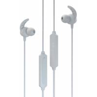Гарнитура Elari BeatBand (затычки, беспроводная, Bluetooth 5.0, с микрофоном, до 10 часов работы от батареи, IPX4, white-silver)