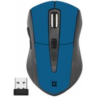 Мышь беспроводная Defender Accura MM-965 (optical, 1600dpi, 2xAAA, grey-blue)