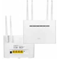 Роутер LTE CPE WR710 (300Mbps, 2.4GHz, 4 ports, 4 внешние несъёмные антенны, питание 12V DC, 4G LTE, Micro SIM, white)