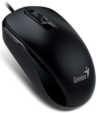 Мышь Genius DX-110 (USB, optical, 1000dpi, 1.5m, black)
