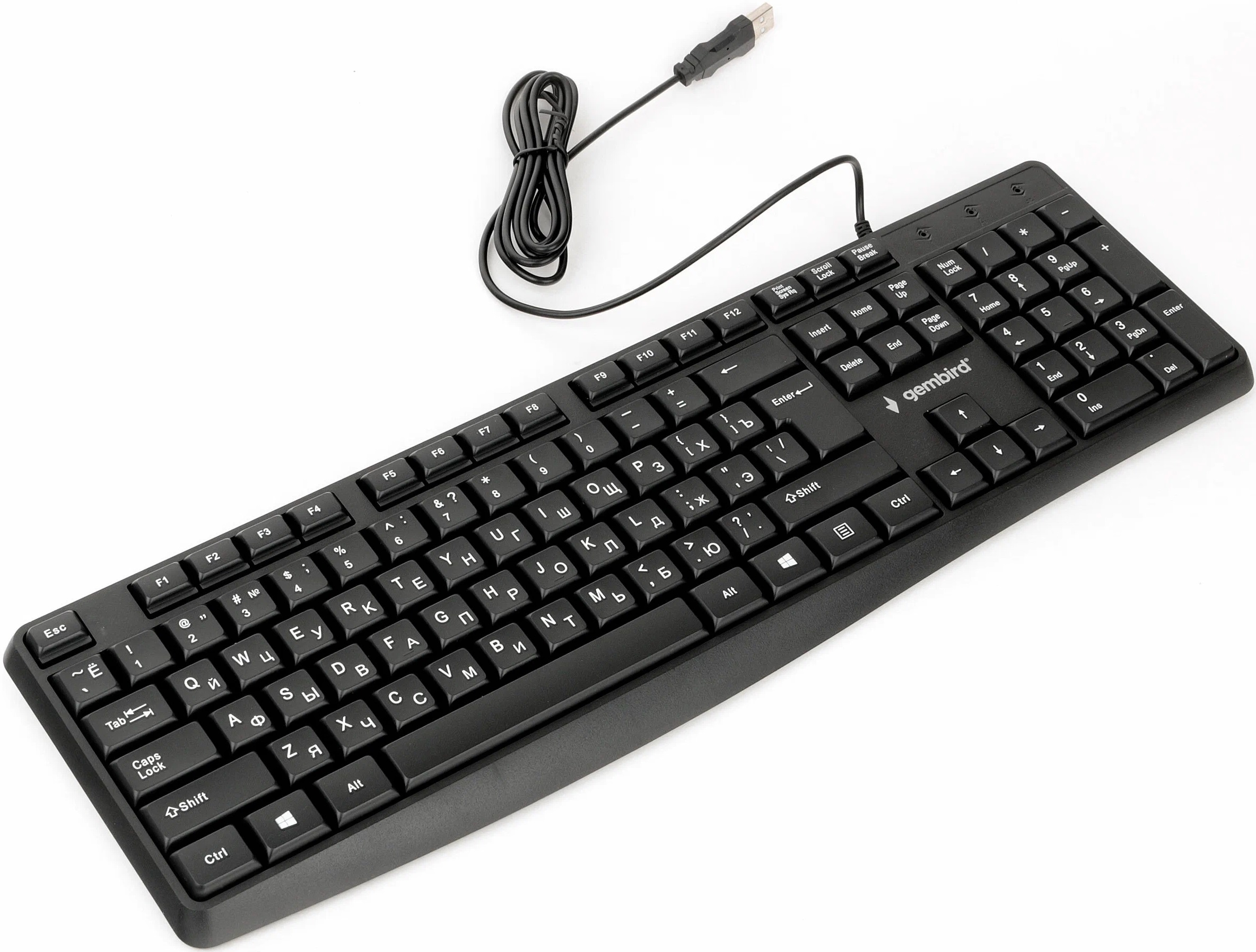 Клавиатура Gembird KB-8410 (USB, black)