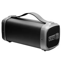 Колонки GINZZU GM-888B (10W, портативные, аккумулятор 1500mAh, Bluetooth v.2.1, AUX, USB, MicroSD, FM, MP3, black)