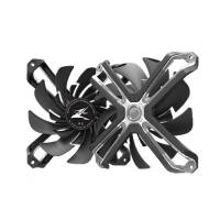 Вентилятор ZALMAN ZM-SF120 (120x120x26mm, FDB, Dual-Blade, 800-1500rpm, <28dBa, 4pin, PWM, RGB ready LED, black) RTL