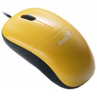 Мышь Genius DX-220 (3 кнопки, оптическая BlueEye, 1200 dpi, 3 кнопки, USB, yellow)
