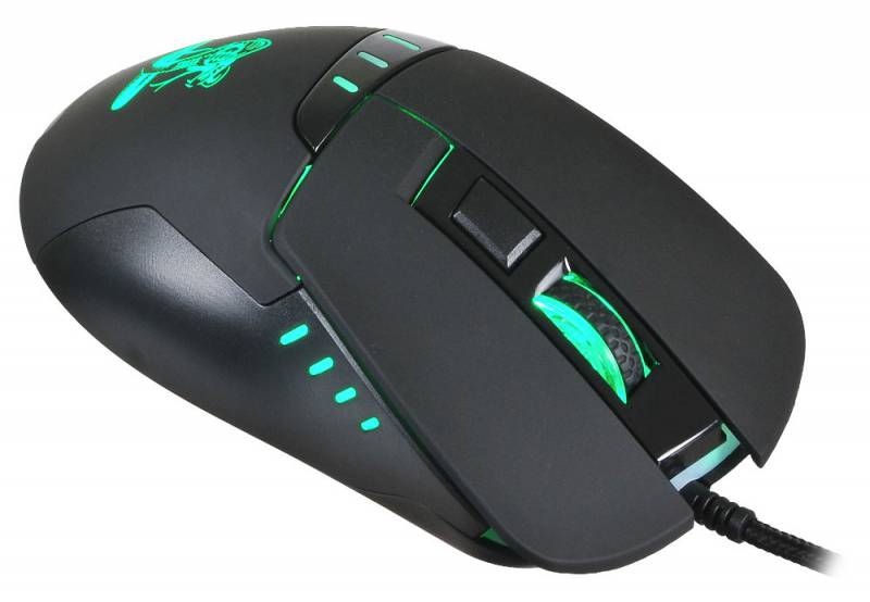 Мышь Oklick SNAKE 865G (USB, optical, 2400dpi, игровая, black)