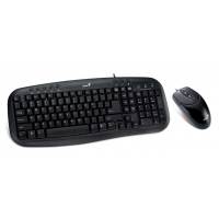 Набор клавиатура и мышь Genius KM-200 (USB, black)