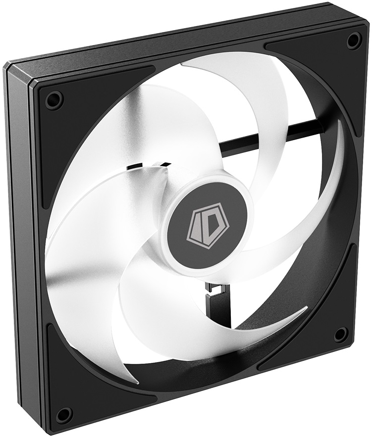 Вентилятор ID-Cooling AS-140-ARGB-K (140x140x25mm, Hydro, 300-1800rpm, <25dBa, 4pin, PWM, ARGB, black) RTL