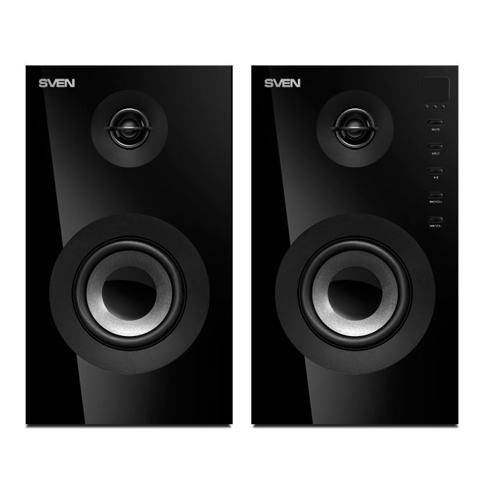 Колонки Sven SPS-615 (20W, Bluetooth, ПДУ, USB, SD, black)