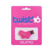 Флеш накопитель USB 2.0 16Gb QUMO Twist (QM16GUD-TW, cerise)