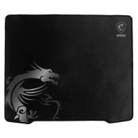 Коврик для мыши MSI Agility GD30 (шёлковый на резиновой основе, игровой, black-red, 450x400x3mm)
