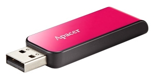 Флеш накопитель USB 2.0 32Gb Apacer AH334 (AP32GAH334P-1, pink)