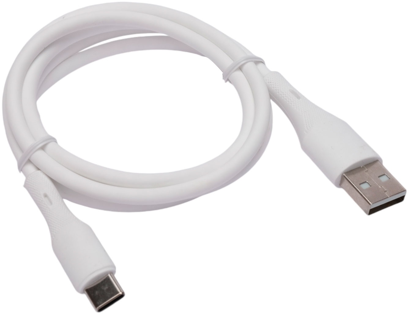 Кабель USB 2.0 Am - Type-C 1.0m (CC-USB2S-AMCM-1M-W, 3A, 18W, медь, быстрая зарядка, QC3.0, силиконовый, white) Cablexper