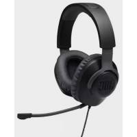 Наушники JBL QUANTUM 100 (полноразмерные закрытые, с микрофоном, регулятор, 1.2m, игровые, black)
