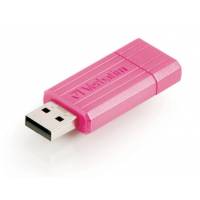 Флеш накопитель USB 2.0 16Gb Verbatim PinStripe (49067, pink)