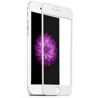 Закалённое защитное стекло (для iPhone 6/6S, white)