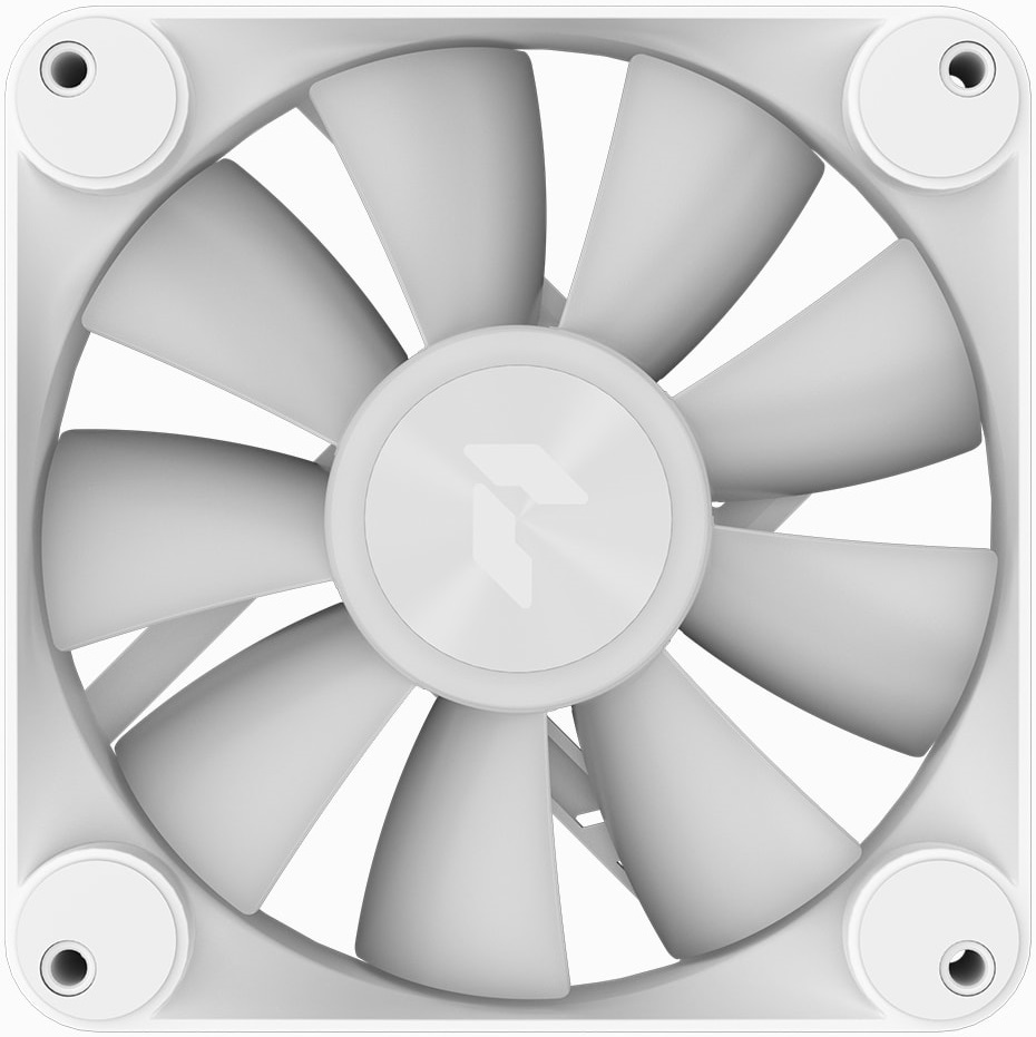 Вентилятор APNX FP1-140 PWM ARGB WH (140x140x30mm, Hydro, 500-1300rpm, 16-33dBa, 4pin, PWM, ARGB LED, white) RTL