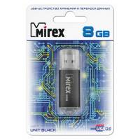 Флеш накопитель USB 2.0 8Gb Mirex Unit (black)