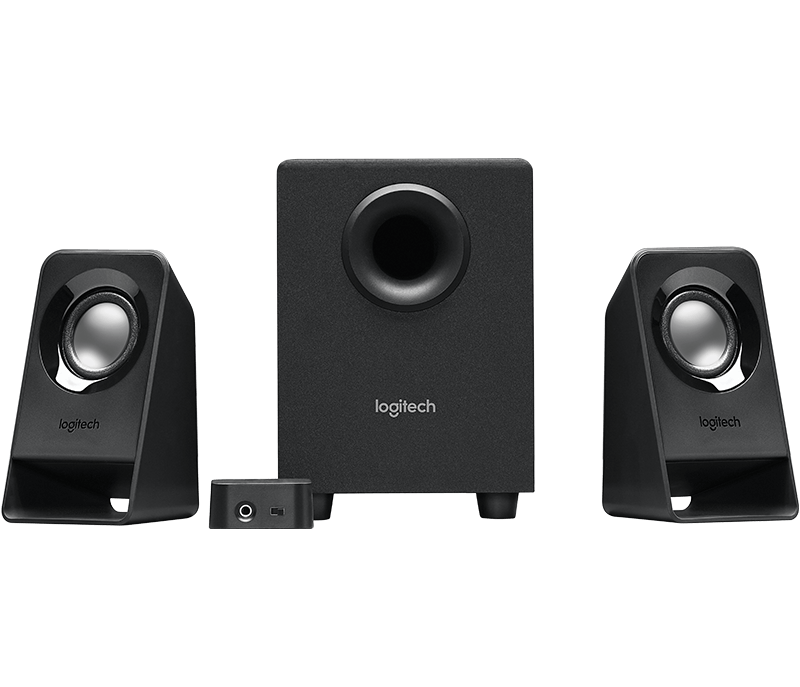 Колонки Logitech Z213  (4W+2х1.5W, проводной ПДУ, black)