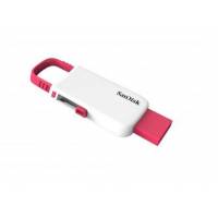 Флеш накопитель USB 2.0 64Gb SanDisk Cruzer U (SDCZ59-064G-B35WP, white-pink)