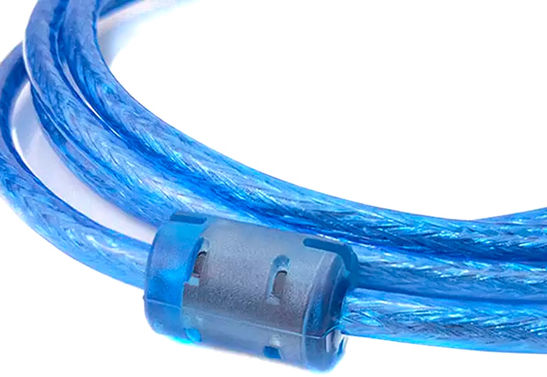 Кабель USB 2.0 Am - Bm 1.5m (FMA02-01, blue) FUMIKO