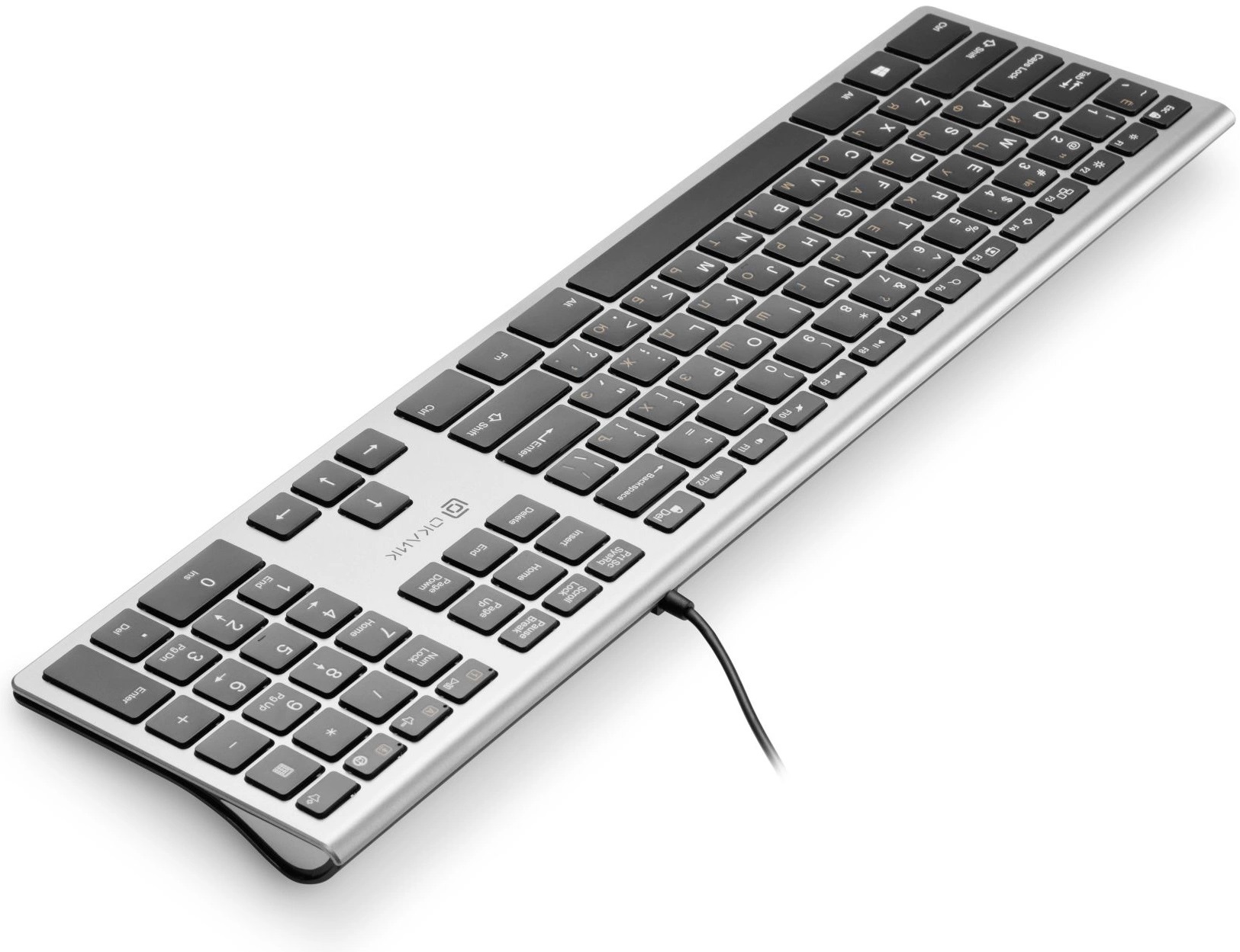 Клавиатура беспроводная Oklick 890S (USB, мультимедийная, grey)