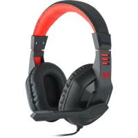 Наушники Redragon ARES (полноразмерные закрытые, c микрофоном, игровые, 2m, black-red)