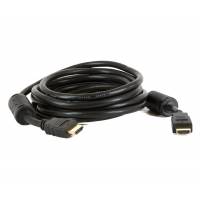 Кабель HDMIm-HDMIm 7.5м (APC-014-075, ver. 1.4b, Ethernet+3D, позолоченные разъёмы, 2 ферритовых фильтра, чёрный) 5bites