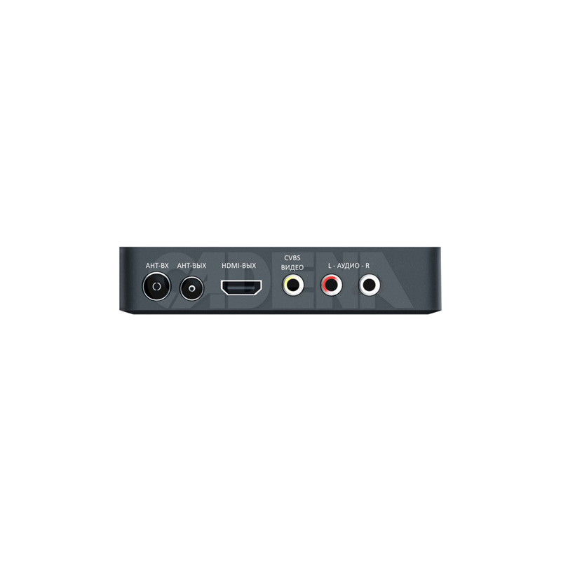 Тюнер для цифрового ТВ внешний / Медиа-проигрыватель CADENA CDT-1712 (1080p, DVB-T2, HDMI, JPEG, MKV, USB, Time Shift, black)