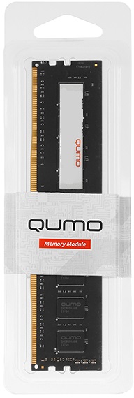 Память DDR4 8Gb PC25600, 3200MHz, QUMO (QUM4U-8G3200P22)