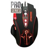 Мышь QUMO Juggernaut M84 (USB, optical, 6400dpi, игровая, подсветка, 1.5m, soft-touch, black)