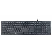 Клавиатура Oklick 520M2U (USB, мультимедийная, 2xUSB порта, black)