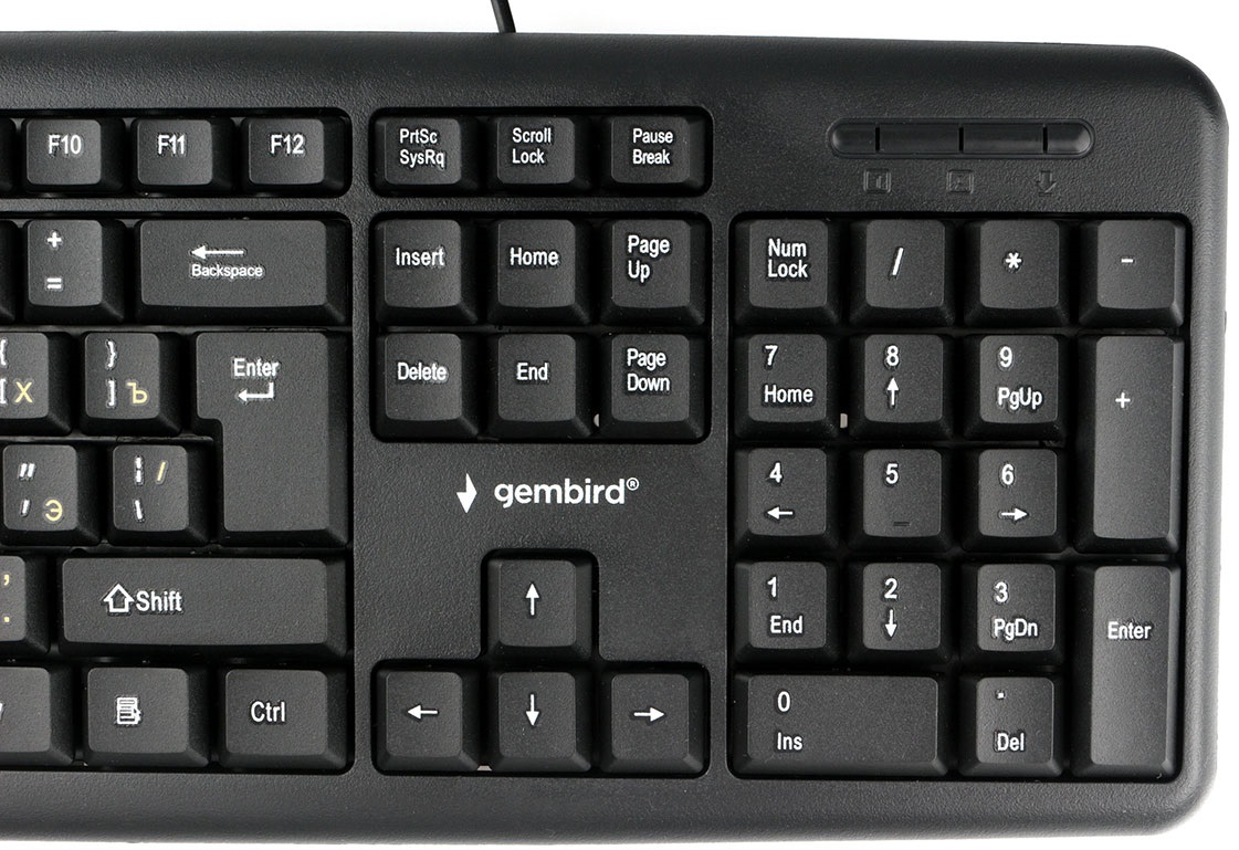 Клавиатура Gembird KB-8320U-BL (USB, black)